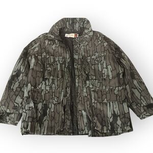 Vintage Johnson Garment Camouflage Jacket with Detachable Hood